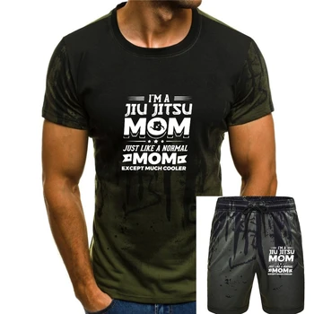 100% памук О-образно деколте Персонализирана печатна мъжка тениска Jiu Jitsu Ден на майката Подарък T Shirt Дамска тениска