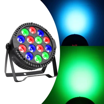  14PCS * 10W LED Par Light Dj Club RGBW сценично осветление Контрол на звука Коледна украса Фонови светлини Дискотека парти устройство