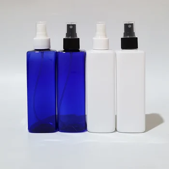 1бр 250ml празен спрей квадратна бутилка козметика опаковка грим контейнер с мъгла спрей помпа парфюм дозатор на едро