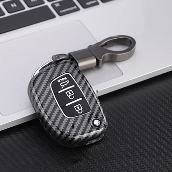 3 4 бутона ABS кола Smart Key Case Cover за Hyundai Tucson Santa Fe Rena Sonata Elantra Creta Ix35 Ix45 I10 I30 I40 Аксесоари