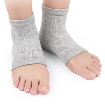 3pair M гел чорапи за пети с отворени пръсти за удобни и овлажнени крака добри еластични овлажняващи чорапи