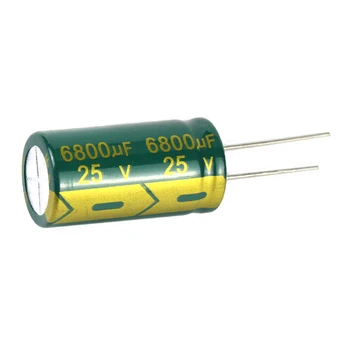 3PCS/LOT 25V6800UF 16*30 Алуминиев електролитен кондензатор 16*31 Електролитен кондензатор 25V 6800UF