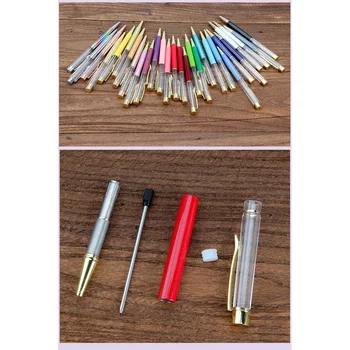 44 Цветни празни тръби плаващи DIY писалки, метални химикалки, изграждане на любимите си течни пясъчни писалки доставки за много поводи