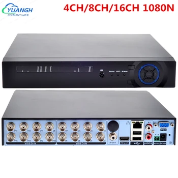 4CH 8CH 16CH AHD DVR рекордер 1080N Hybird NVR 5 в 1 сигурност цифров видеорекордер за 2MP AHD TVI CVI CVBS IP камери