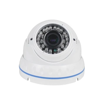 5MP Ръчен варифокален обектив 2.8mm-12mm 1080P сигурност за видеонаблюдение IP камера Куполно наблюдение Вътрешна камера DC 12V 48V POE по избор