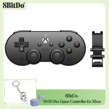 8BitDo SN30 Pro безжичен геймпад с държач клип Bluetooth игрови контролер за Xbox,iOS iPadOS macOS tvOS,Android мобилен телефон