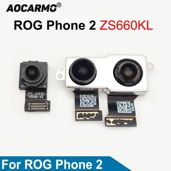 Aocarmo предна камера за Asus ROG телефон 2 II ZS660KL задна задна голяма камера Flex кабел
