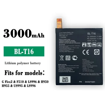 BL-T16 литиева батерия за LG G Flex 2 H950 H955 H959 LS996 US995 Реален капацитет 3000mah Вътрешен мобилен телефон Батерии + Инструменти