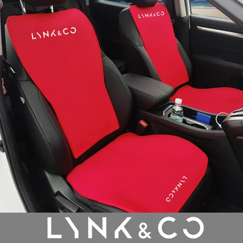 Car Soft плюшена седалка възглавница топла зимна подложка Auto интериор за LYNK &CO 01 PHEV 02 Хечбек PHEV 03+ 03 05 06 09 Циан