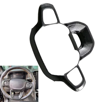 Carbon Fiber Car Steering Wheel Декорация Cover Trim стикер за Ford Ranger P703 2023 2024