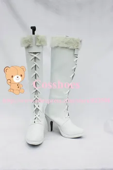 Costum направи бели обувки NICO Robin от One Piece Cosplay