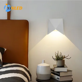 DIY дизайн Единична глава светлина личност творчески хол спалня нощно легло стена лампа модерен минималистичен LED стена лампа