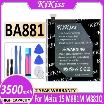  KiKiss батерия BA881 3500mAh батерия за мобилен телефон за Meizu 15 M881H / M881Q батерия + Track NO