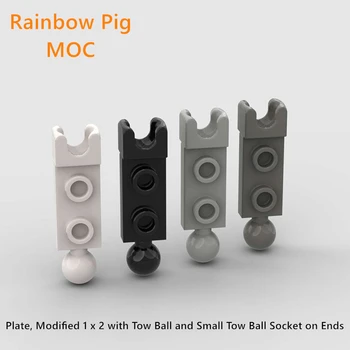 Rainbow Pig MOC частици 14419 плоча модифицирана 1 x 2 градивни блокове DIY съвместими сглобява история образователни играчки за подаръци