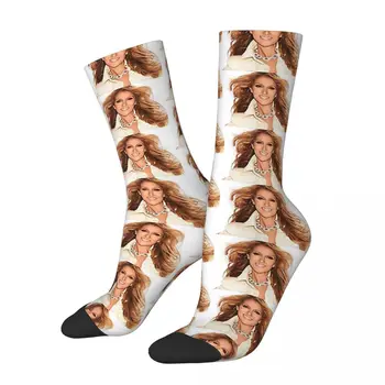 Rambutterurai Celine Dion 2019 Tour Dates And C Socks Super Soft Stockings All Season Long Socks Аксесоари за унисекс подаръци