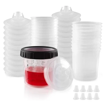 Spray Cup Spray Guncup Liner And Lid System 20 Paint Cup Set 20 Oz (600 Ml) Kit