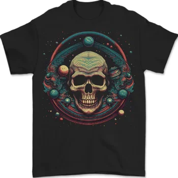 Star Skull Planets Universe Space тениска 100% памук