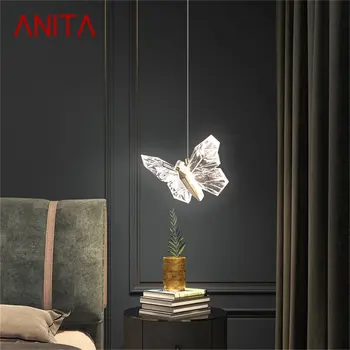 TEMAR Nordic Butterfly полилей осветителни тела съвременни висулка светлини Начало LED за спалня