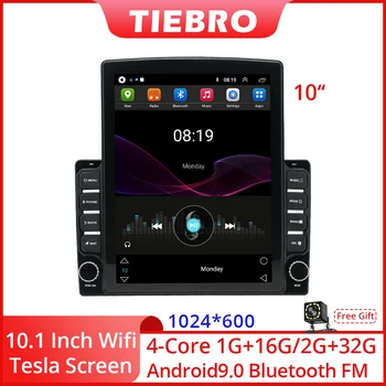 TIEBROC1 10 инчов универсален Android автомобилен радио мултимедиен плейър за Honda Volkswagen Nissan Hyundai Kia Toyota Bluetooth FM Wifi