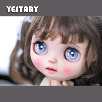 YESTARY BJD кукла аксесоари очи за 1/6 Blythe играчки ръчно изработени ограничен пенлив цвят стъклени парчета за очи за кукли око момиче подарък