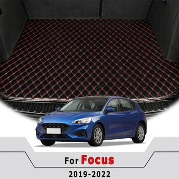 Автомобилна стелка за багажник за Ford Focus 2022 2021 2020 2019 Хечбек килими Заместващо превозно средство Товарен лайнер Килим Авто Интериорни аксесоари