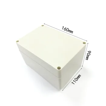 Водоустойчив пластмасов проект кутия инструмент заграждение кръстовище случай 160x110x90mm (L * W * H) DIY NEW