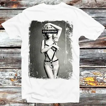 Възрастен цензурирани T Shirt Секси Pin Up Момиче Филм Музика Ретро