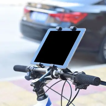 Въртящ се велосипед Tablet Mount Holder, Вътрешен стационарен Велоергометри Tablet Clamp, Gym бягаща пътека Elliptical Tablet Stand