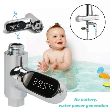  гореща вода вана температура дисплей LED цифров домакински душ кранче вода температура манометър баня термометър