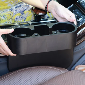 Държач за чаши за кола Автоматична седалка Gap Бутилка за напитки Може да Телефонни ключове Организатор Държач за съхранение Стойка Аксесоари за кола Стайлинг на автомобили