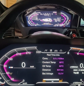 за BMW X5 E70 LCD скоростомер табло кола цифров клъстер инструмент