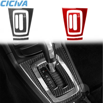 За Ford Fiesta 2011-2019 Център от въглеродни влакна Съраунд панел за смяна на предавките 4бр комплект интериорни аксесоари за автомобили Декоративни стикери