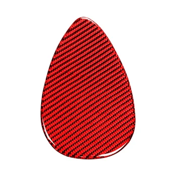 За Mini Cooper F55 F56 2014-2020 Конзола от въглеродни влакна Air Outlet Vent Cover Trim стикер, червен