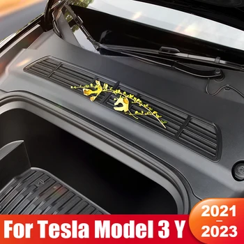 За Tesla Модел 3 Модел Y 2021 2022 2023 Вход за въздух Противообрастващ мрежов капак Защитен капак Аксесоари за модификация на мрежи от насекоми