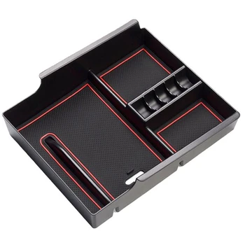 Кутия за съхранение на подлакътници за Toyota Alphard VELLFIRE AH30 2015-2018 Организатор на централната конзола Поставете държач за чаши ABS тава палет