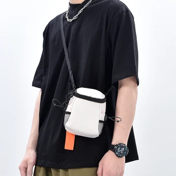 Мини чанта за рамо Ежедневна модна марка монета чанта за ключове Мини чанта за мобилен телефон Корея чанта за слушалки
