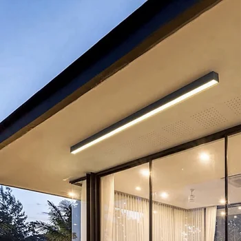 Модерни LED таван светлина коридор хол проучване вътрешно осветление минималистичен правоъгълник линия Led светлини дома Decoratio тела