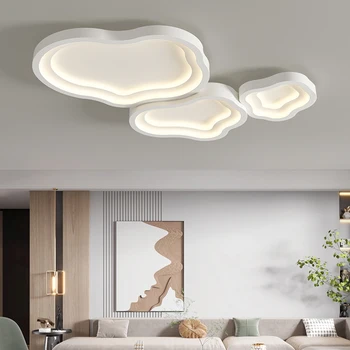 Модерни минималистични полилеи за всекидневна Nordic Atmosphere Main Lamp Creative Hall Lamp Led Study Master Bedroom Ceiling Lights