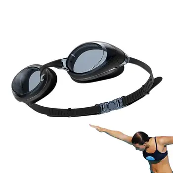 Модни очила за плуване Галванични очила против мъгла за гмуркане със силиконово уплътнение Без изтичащи очила за плуване Изчисти изгледа