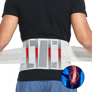Мъже Коректор на стойката на гърба на талията Регулируем колан за корекция за възрастни Обратно скоба Лумбална опора за болка Колани за обучение на талията