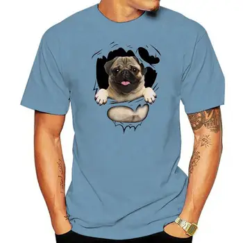 Мъжка тениска Pug Heartbeat Дамска тениска