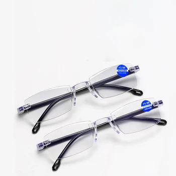 Очила за пресбиопия, устойчиви на синя светлина Ултра леки очила за пресбиопия без рамки
