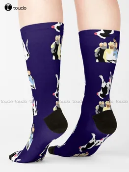 Светия Граал Монти Пайтън чорапи чорап ботуши персонализирани потребителски 360 ° цифров печат подарък Harajuku унисекс възрастни тийнейджър младежки чорапи