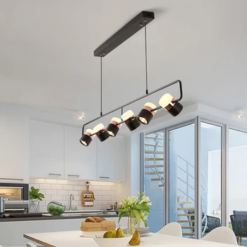 Скандинавски стил дизайнер лампа трапезна маса светлина изкуство творчески бар брояч кухня спалня нощно шкафче LED модерен полилей дома декор