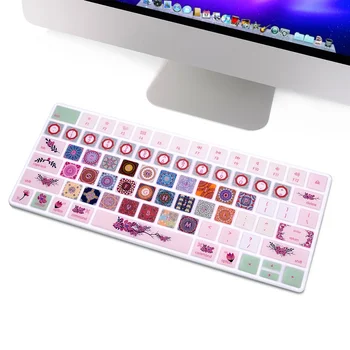 Сладък клавиатура протектор капак САЩ версия силикон за Apple безжичен iMac магия клавиатура MLA22LL/A модел A1644 протектор кожата