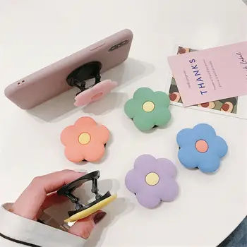 сладък котка лапа цветни цвете мобилен телефон пръстен притежателя пръст ключалката анти-падане сгъваема скоба творчески универсална стойка griptok