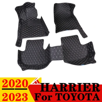 Стелки за кола за Toyota HARRIER 2020-2023 Водоустойчива XPE кожа по поръчка Предна и задна FloorLiner Cover Авточасти Килим