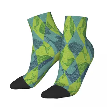 Чорапи полиестер ниска тръба риба чорапи дишаща случайни къс чорап